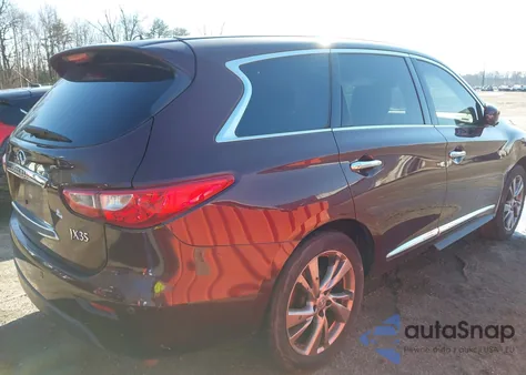 2013 Infiniti Jx35 z USA, uszkodzony, nr VIN 5N1AL0MMXDC304140